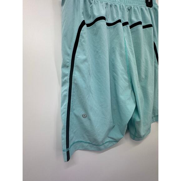 Lululemon Pace Breaker Lined Activewear 9" Inseam Shorts Ocean Blue Mens Size L - Picture 3 of 7